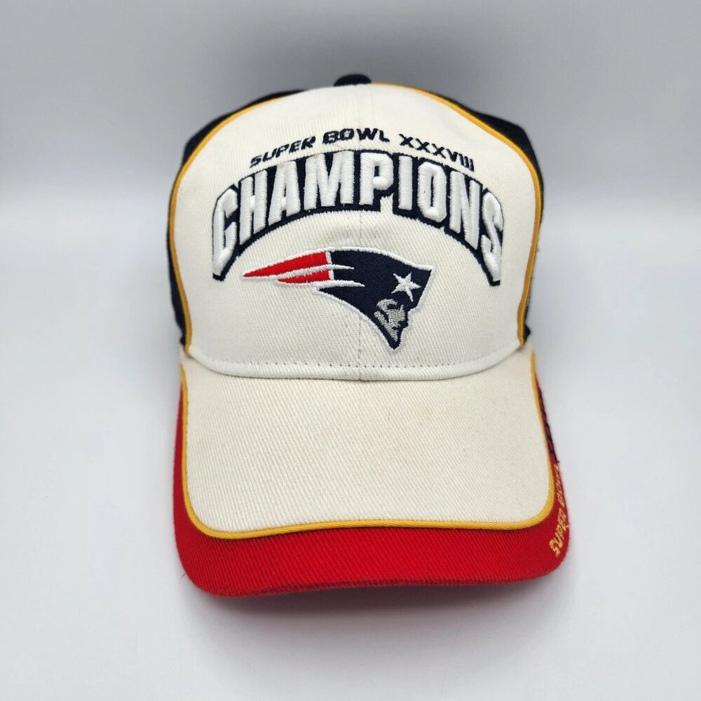 2004 Super Bowl Champions New England Patriots Locker Room Hat NWOT Vintage